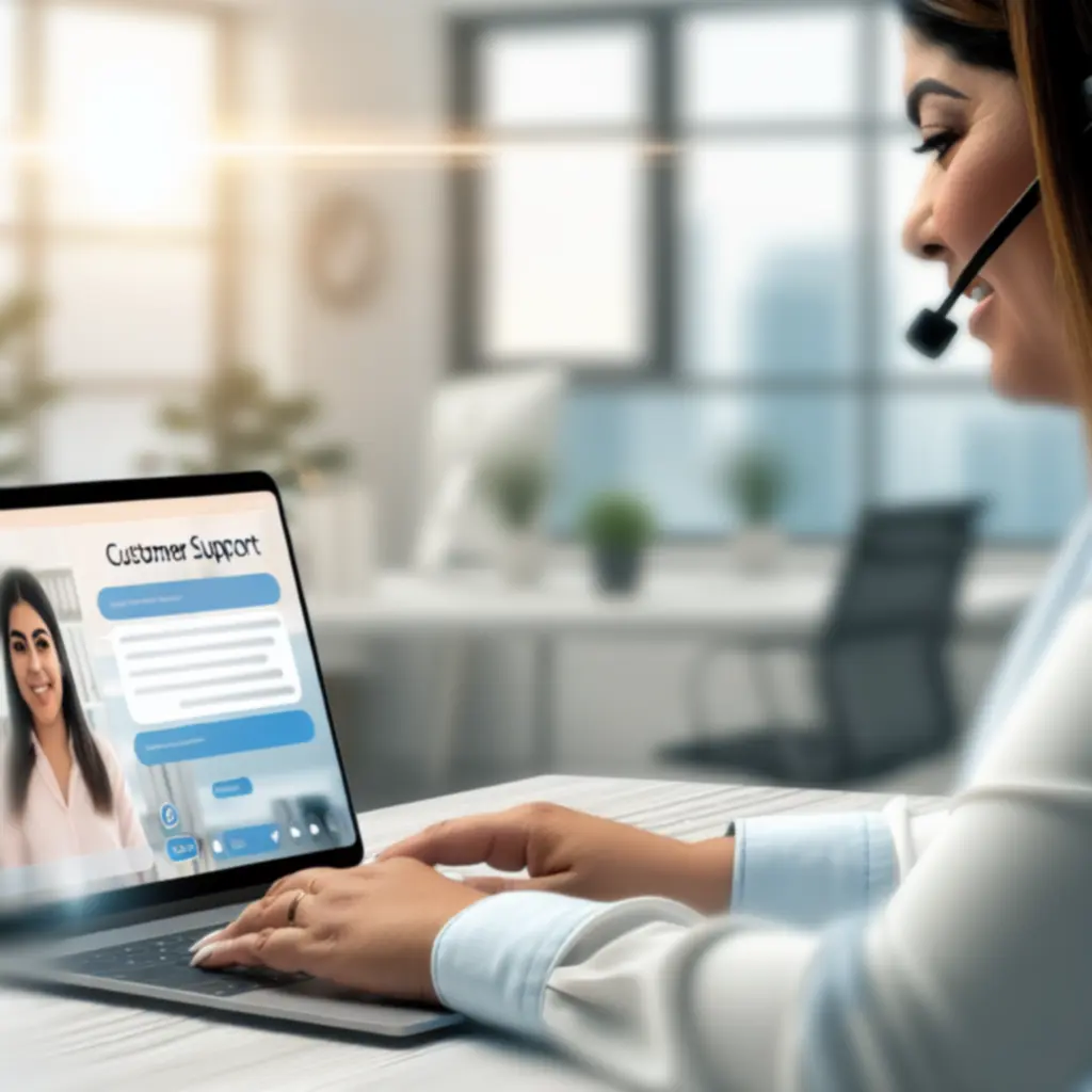 Panel czatu na żywo obsługujący klientów Poland Bazaar