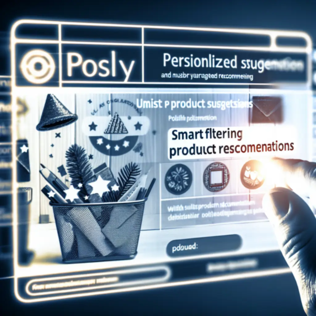 Panel rekomendacji produktów na stronie Poland Bazaar